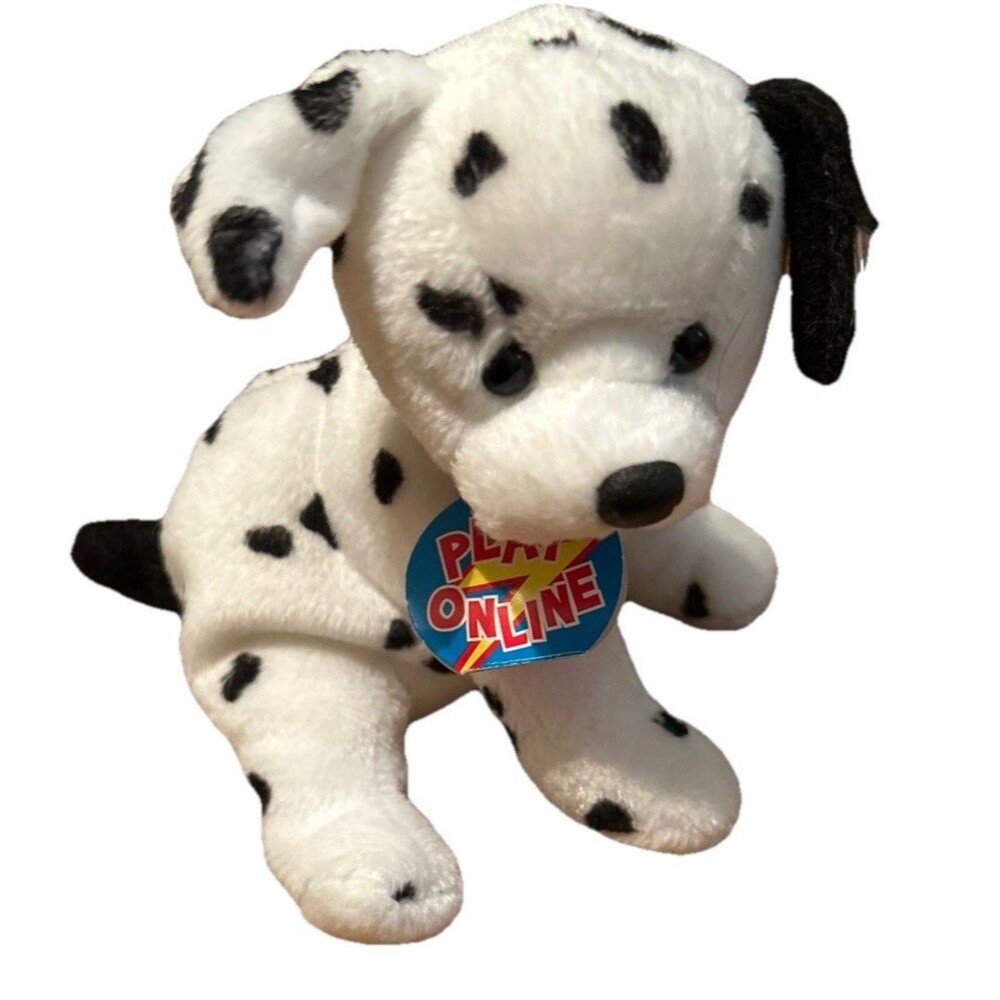 Ty Beanie Baby BB 2.0 - HYDRANT the Dalmatian Dog 6" MWMTs Stuffed Animal Toy